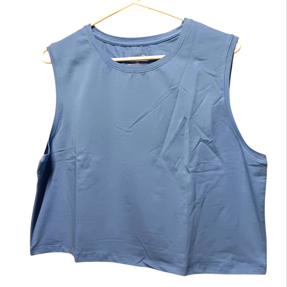 Baleaf Sleeveless Muscle Tee Crop NWT